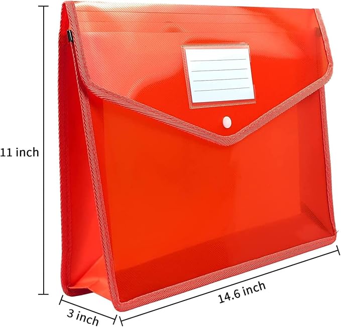 YoeeJob Plastic File Folders Legal Size 2 Pcs, Expandable Document Folder - Image 4