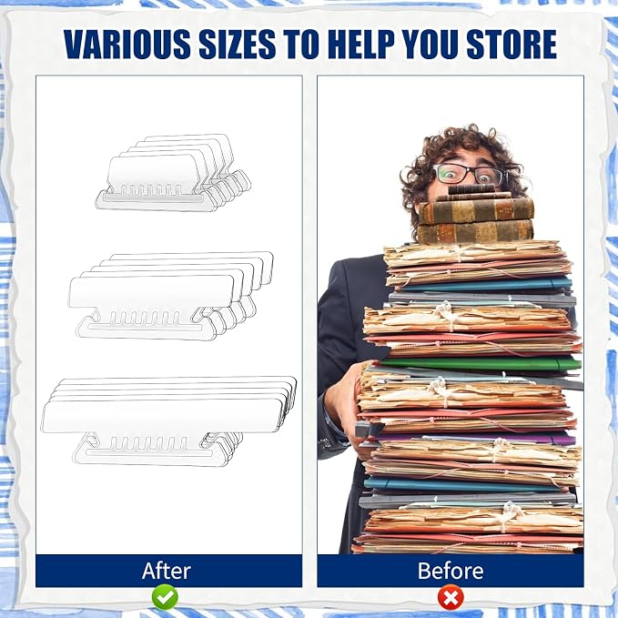 200 Pcs 3 1/2 Inch Hanging File Folder Tabs - Image 5