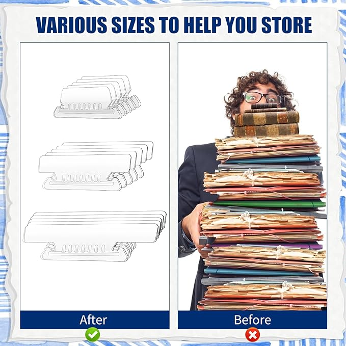 50 Pcs 3 1/2 Inch Hanging File Folder Tabs - Image 5