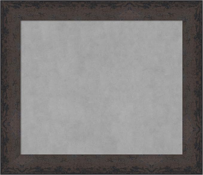 Amanti Art Black Framed Magnetic Board 25x29 Medium Vision Board by AmantiArt