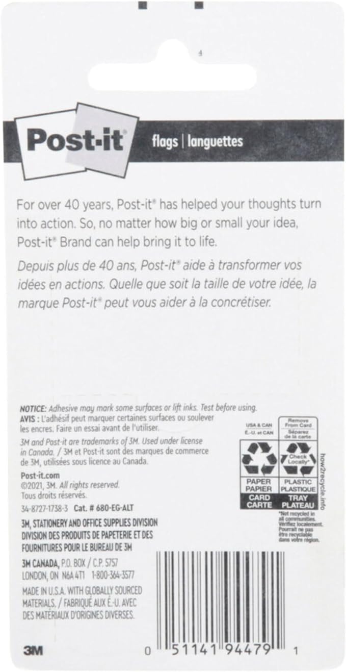 Post-it Flags, 0.94 in. x 1.7 in., One Dispenser - Image 10