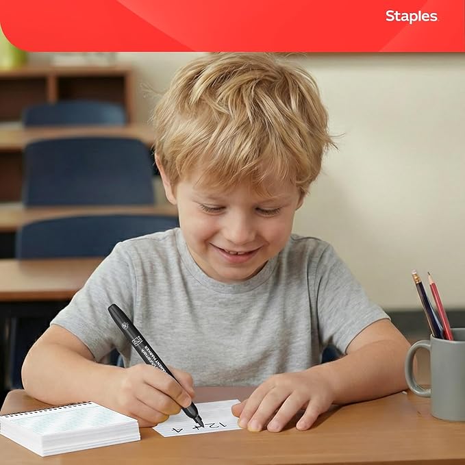 Staples Index Cards, Micro‑Perforated, 150 Cards – Tear‑Off Ruled Cards - Image 5