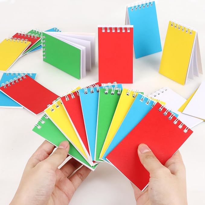 Hooqict 24 Pack Pocket Notebook Small Spiral Notepad Pocket Notepads Mini - Image 8