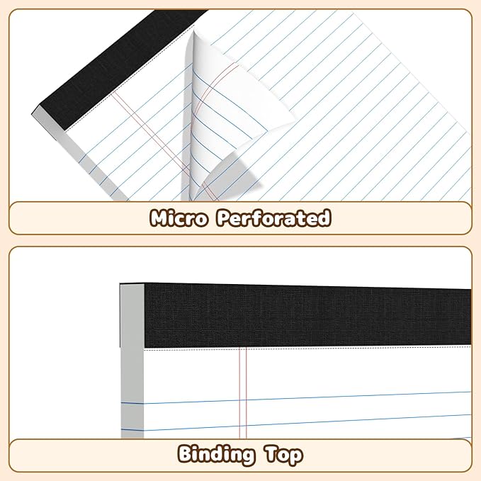 Legal Pads 8.5 x 11, Wide Ruled Paper - Image 4