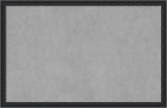 Amanti Art Black Framed Magnetic Board 22x34 Large Vision Board by AmantiArt