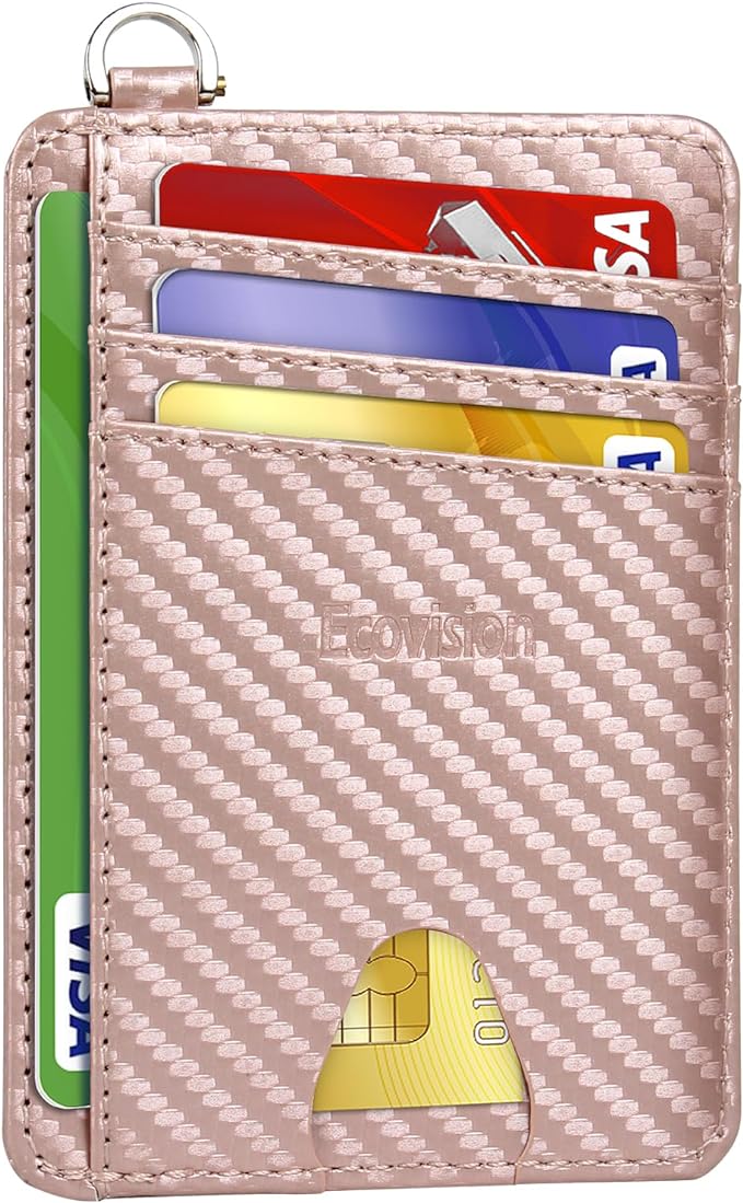 Slim Minimalist Front Pocket Wallet, RFID Blocking Credit Card Holder Wallet by Ecovision