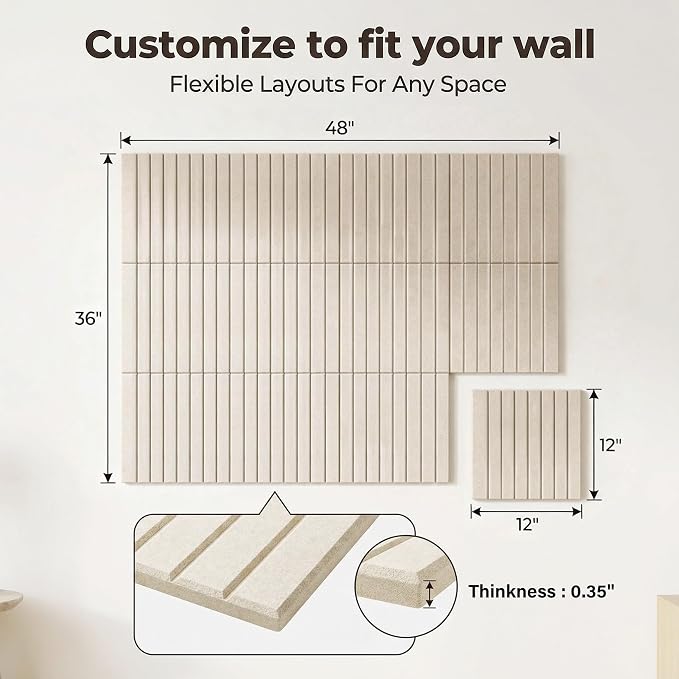 AHEONLAR Felt Bulletin Board 48" x 36", Cork Boards - Image 2