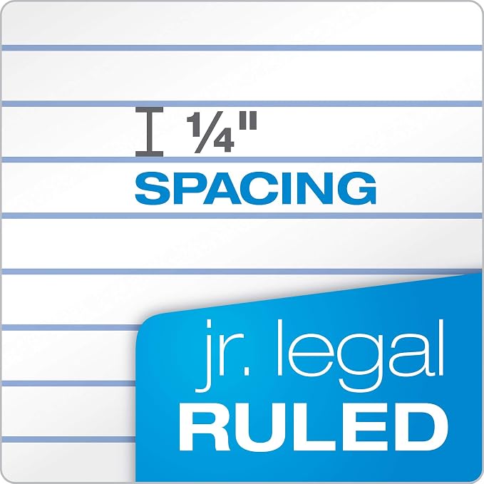 Tops 5 x 8 Legal Pads, Docket Brand, Narrow Ruled, 50 Sheets Per Writing Pad - Image 5
