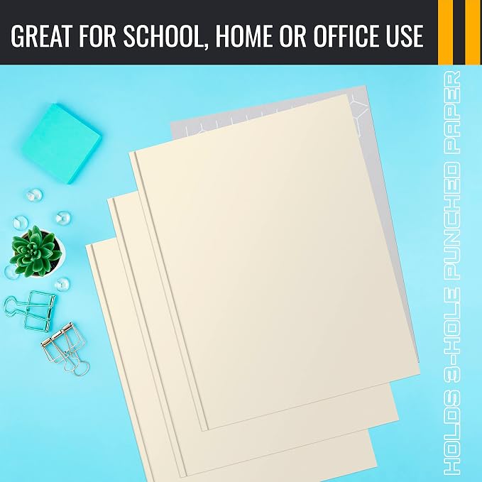 Better Office Products White Paper 2 Pocket Folders - Image 6