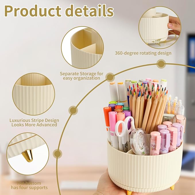 Camelmother 360°Rotating Pen&Pencil Holder - Image 4