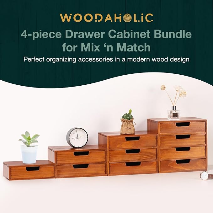 4-piece Drawer Cabinet Bundle Set - Image 8