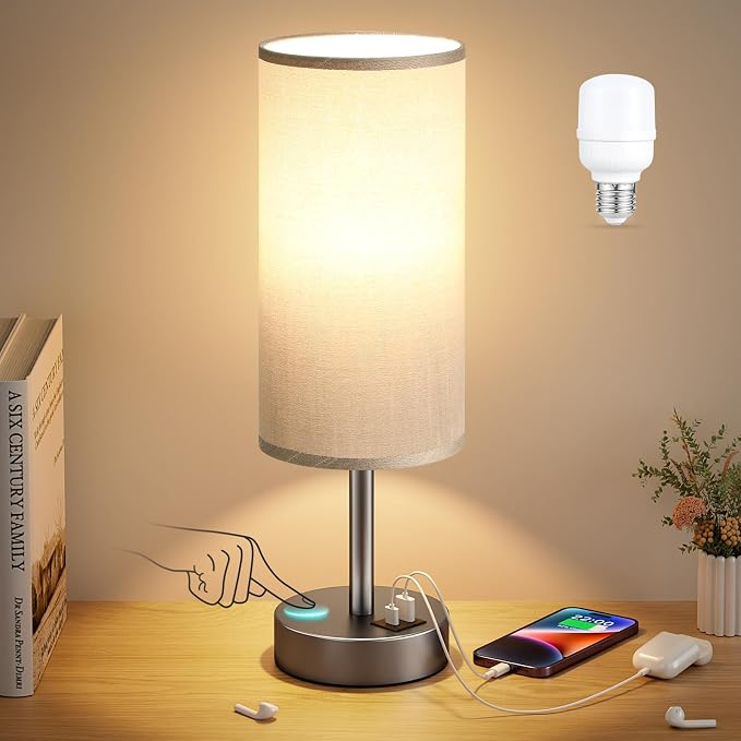 Dicoool Small Touch Bedside Lamp - Image 6