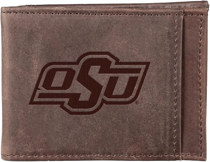 Team Sports America NCAA Oklahoma State University Front Pocket Slim Wallet by TeamSportsAmerica
