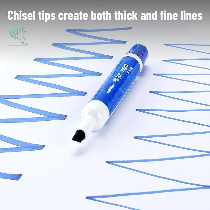 Mr. Pen- Dry Erase Markers, 16 Pack, Low Odor Ink | Chisel Tip, Back to School - Image 3