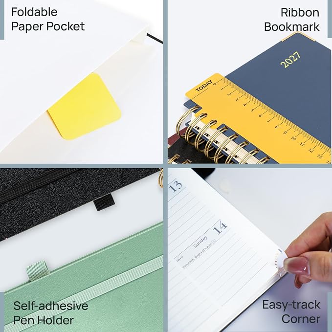 POPRUN 2027 Planner Daily Weekly and Monthly Calendar - Image 6