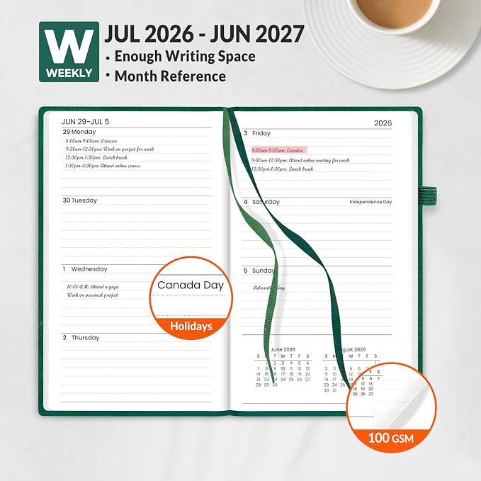 SUNEE 2026-2027 Pocket Weekly Planner - Image 3