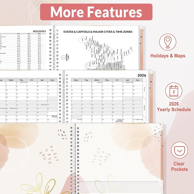 SUNEE 2026 Appointment Book, Quarter-Hourly, Weekly & Monthly - Image 6