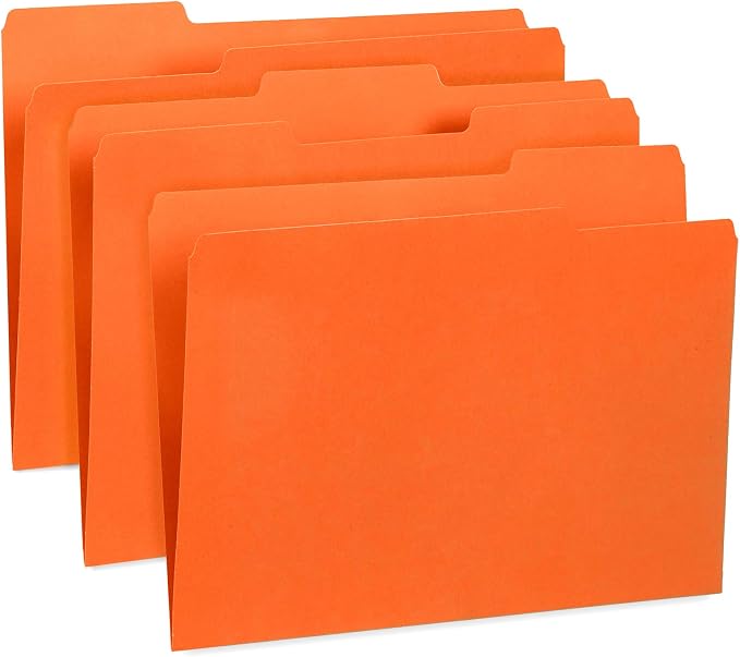 File Folder, 1/3 Cut Tab, Letter Size, 100 Per Box - Image 6
