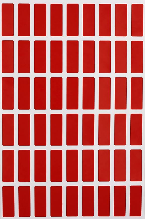 Small Clear Labels Sticker Sheets + Bonus Rectangular Red Stickers - Image 6