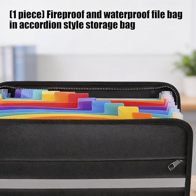 Heat Document Folder with Water Fabric and Expandable Storage - Image 5