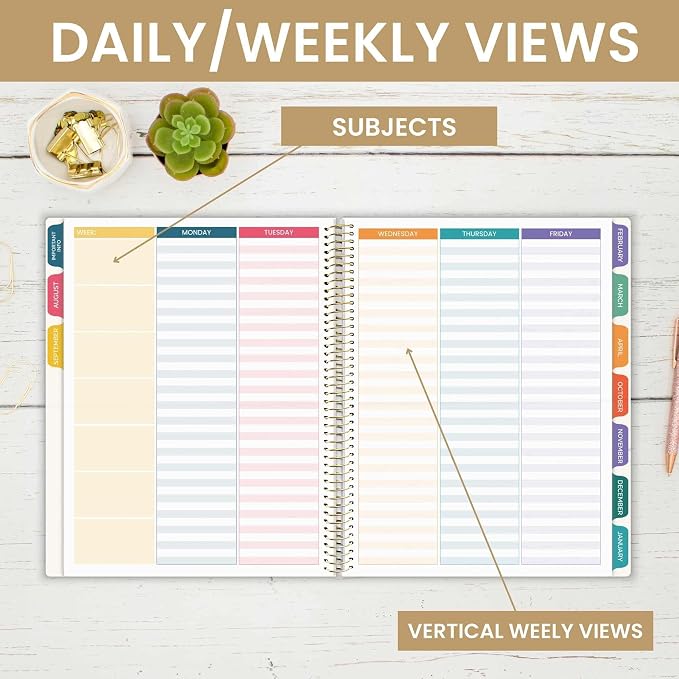 bloom daily planners Undated Academic Year Teacher Planner & Calendar - Image 4