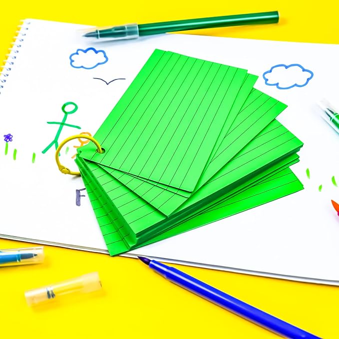 600Pcs Colored Index Cards 3x5 Inch Flash Cards - Image 6