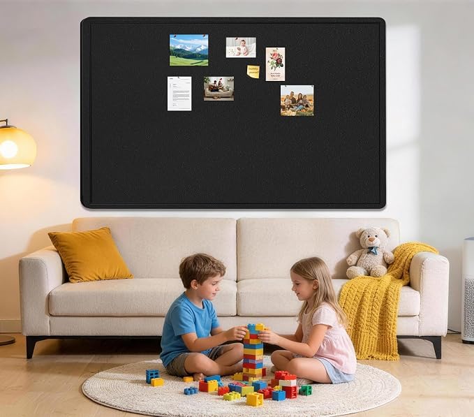 Extra Large Bulletin Board, 95 X 47 inches Cork Board - Image 7