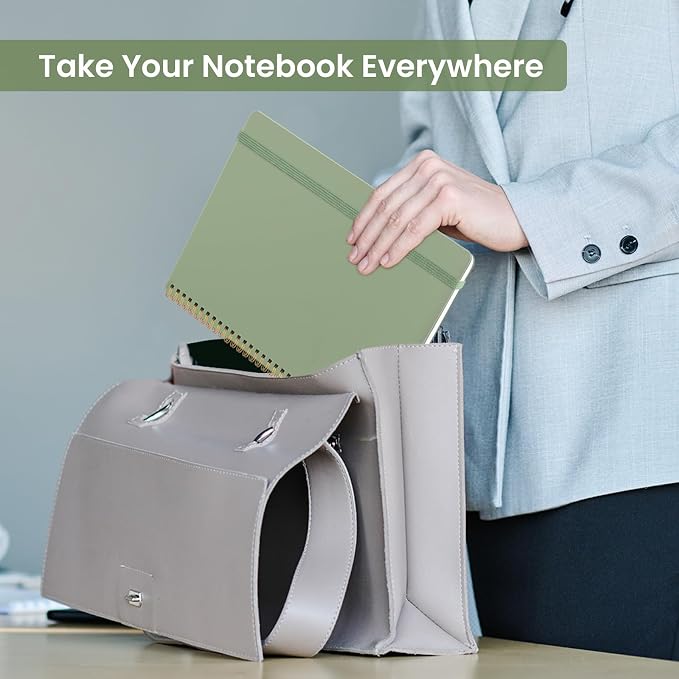 Taja Spiral Lined Notebook, 8.5"x11" Notebooks - Image 7