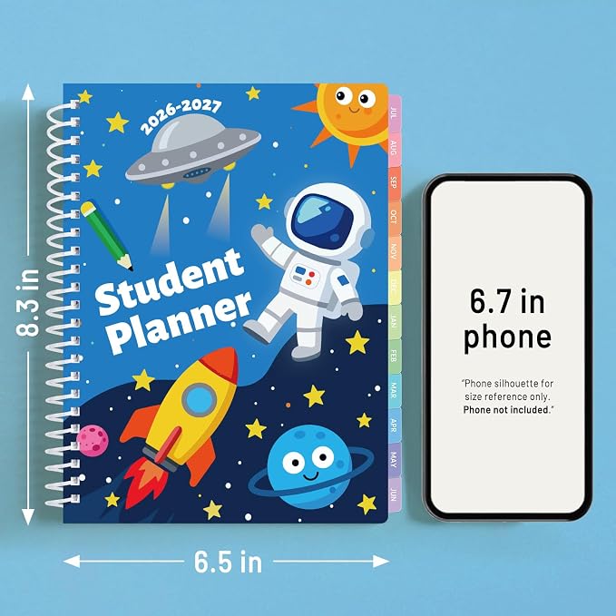 SUNEE Elementary Student Planner 2026-2027, Dated Academic Year Jul. 2026 - Image 6