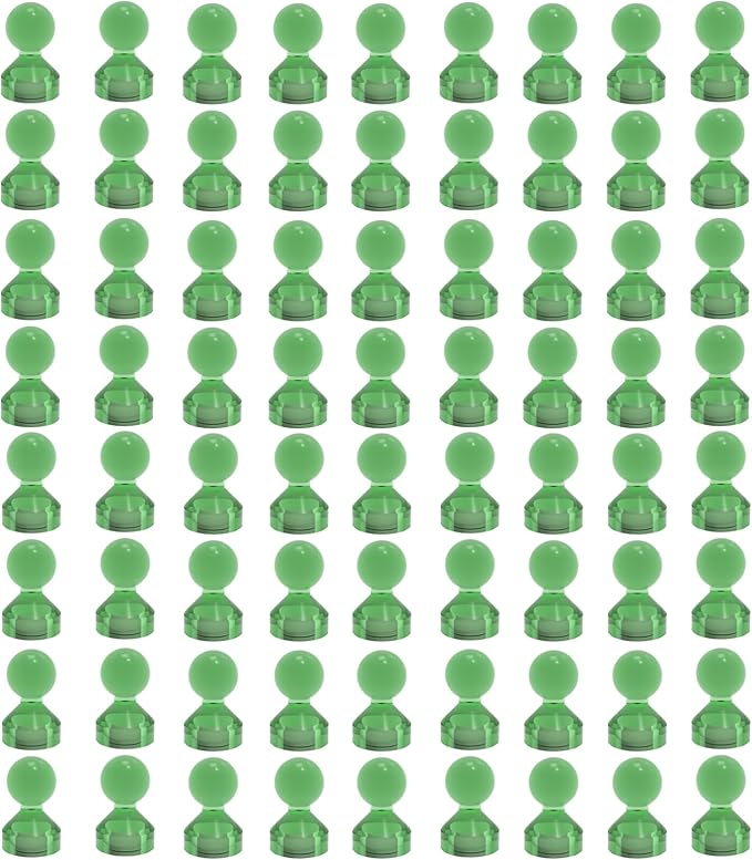 Ant Mag Magnetic Push Pins, 72 Pack Strong Whiteboard Magnets by AntMag