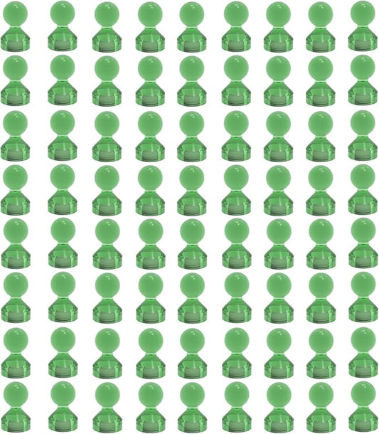 Ant Mag Magnetic Push Pins, 72 Pack Strong Whiteboard Magnets by AntMag