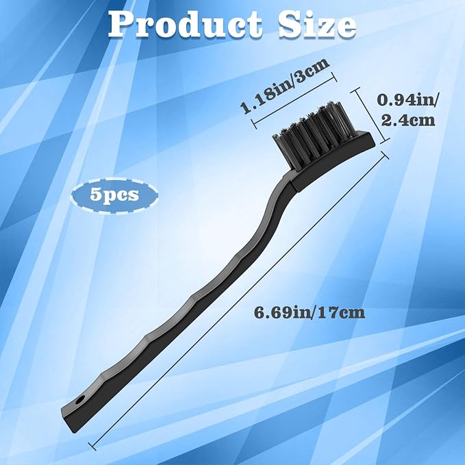 Anti Static Brush Kit, ESD-Safe Nylon Bristles PCB Cleaning Brush, Static - Image 2