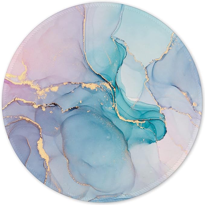 ITNRSIIET Round Mouse Pad with Stitched Edge Premium-Textured Waterproof by +ITNRSIIET
