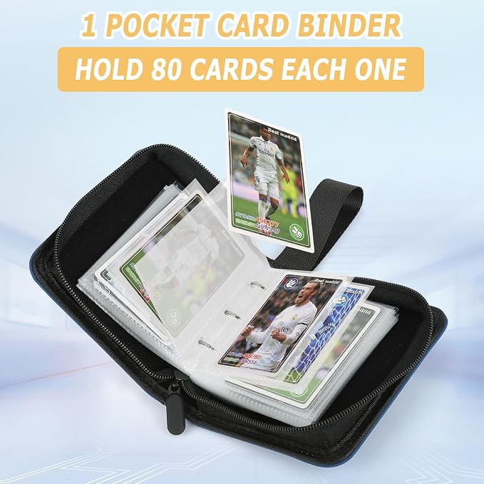Trading Card Binder, Card Collection Binder Album Folder - Image 3