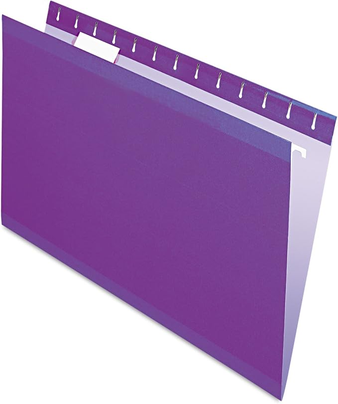Pendaflex Reinforced Hanging File Folders, Legal Size, 1/5 Cut by TOPSProducts
