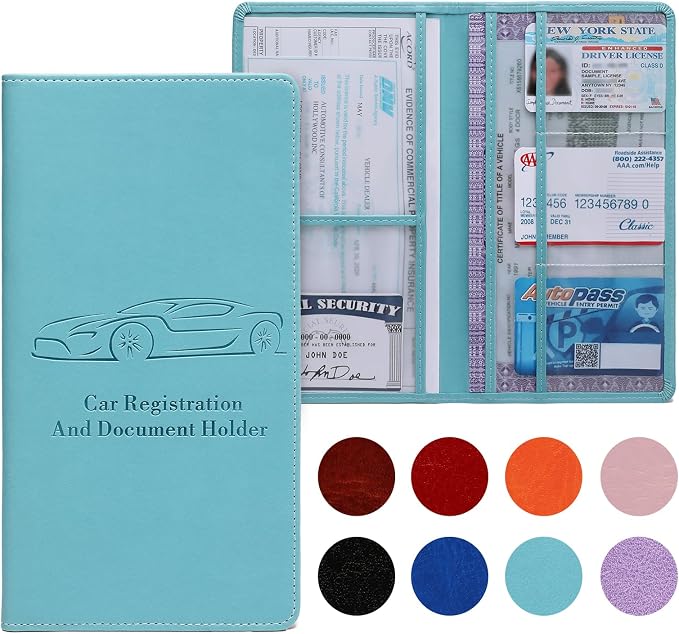 Car Registration and Insurance Card Holder by Unknown
