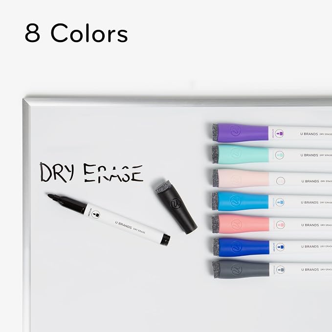 U Brands Fine Tip Dry Erase Markers - Image 3