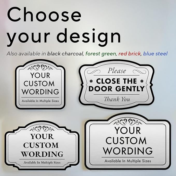 Custom Outdoor Decorative Metal Signs, Personalized Aluminum, Waterproof - Image 3