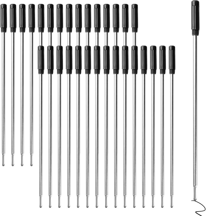 0.7 mm Ballpoint Ink Twist Pen Refills, Stationery Compatible by Yenovo