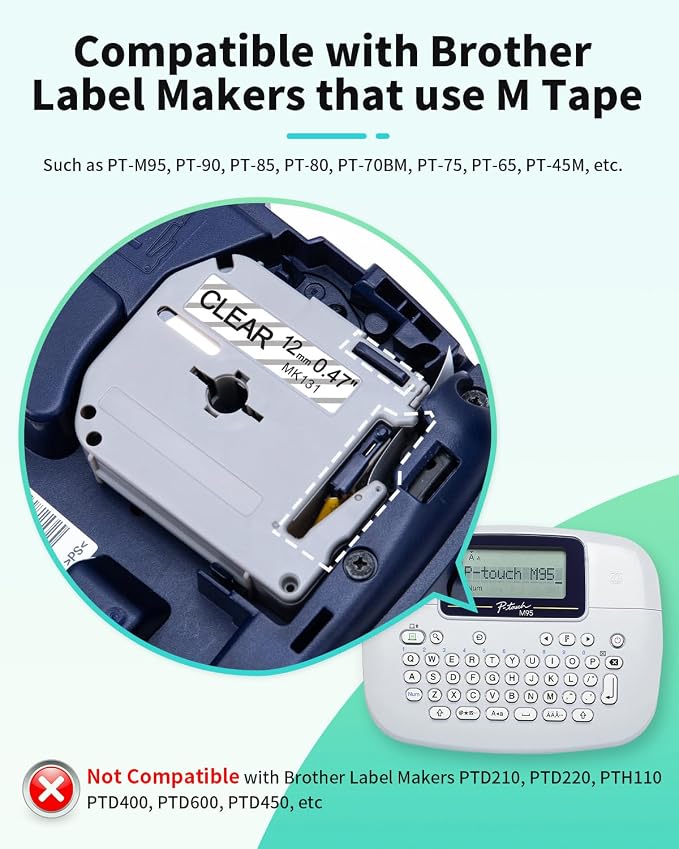 Anycolor M-131 PTM95 Clear Tape Replacement - Image 2