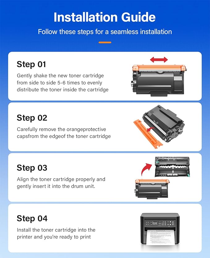 DR820 Drum Unit (Not Toner) Replacement for Brother DR-820 Imaging Drum Compatible for HL-L6200DW L6200DWT L5200DW L5100DN L5000D L6400DW MFC-L5800DW L5700DW L6700DW L6800DW DCP-L5600DN Printer 2-Pack-DeskLoop Office