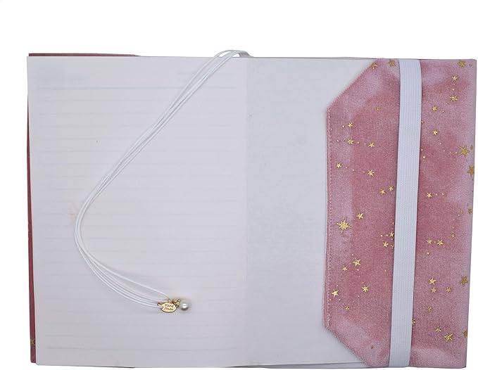 BLBMH A5 Book Covers for Paperbacks Book Cover for Privacy Fit for 5.5x8.3 inch Adjustable Book Sleeve Cover for Women Over 15 Diary Softcover Protector for Notebook - Velvet Pink-DeskLoop Office
