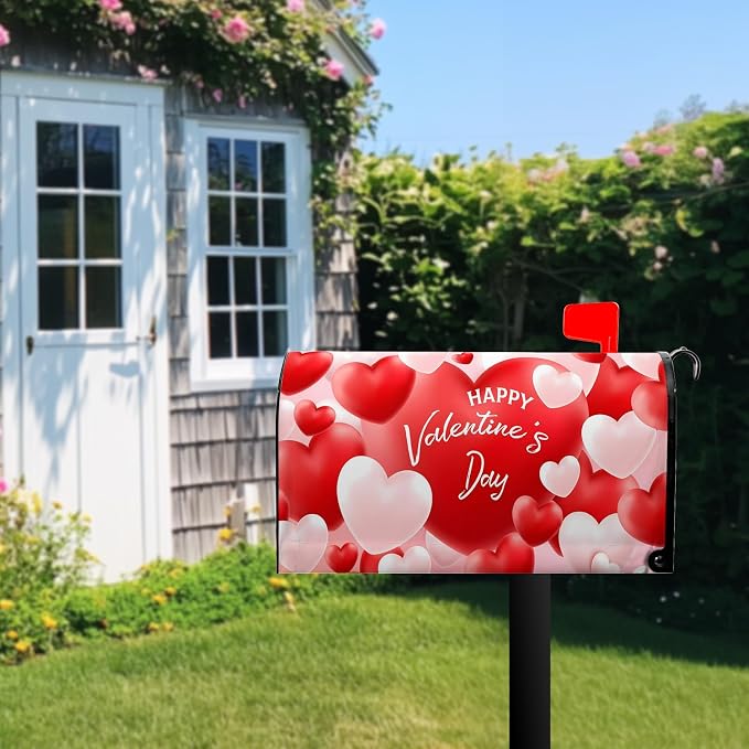 Valentine Mailbox Covers Magnetic Valentine‘s Day Mail Box Cover Valentines - Image 7