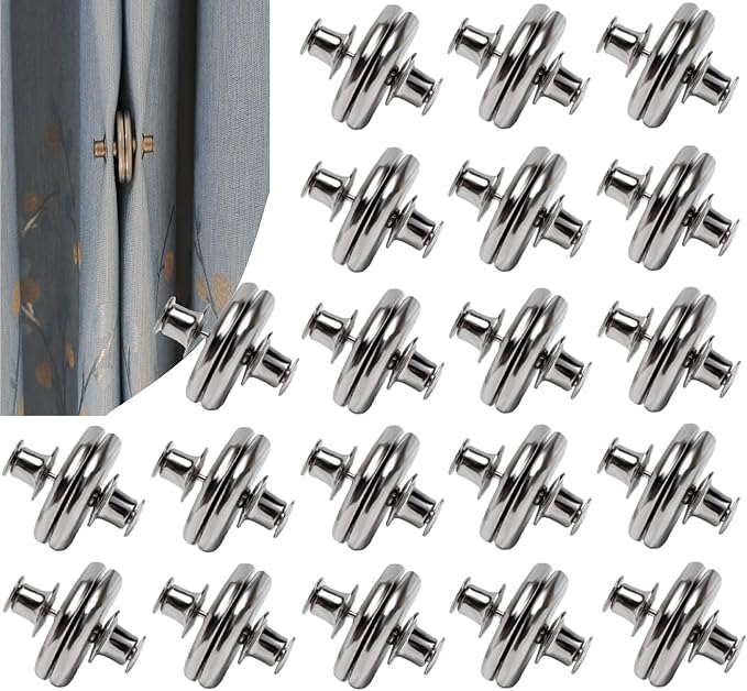 20 Pairs Magnetic Closure Clips by Yteseery