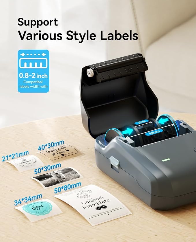 NIIMBOT B1 Label Maker Machine, Thermal Label Printer Easy to Use - Image 7