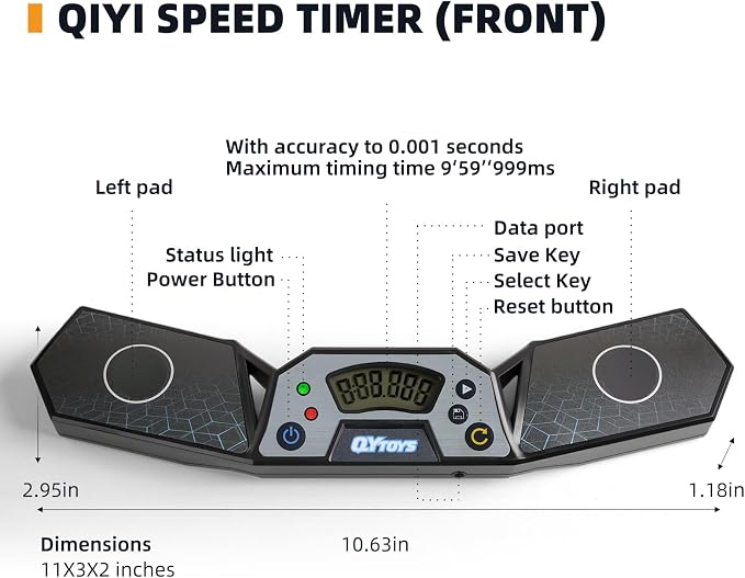 Professional Speed Cube Timer, Touch Control Timer - Image 2