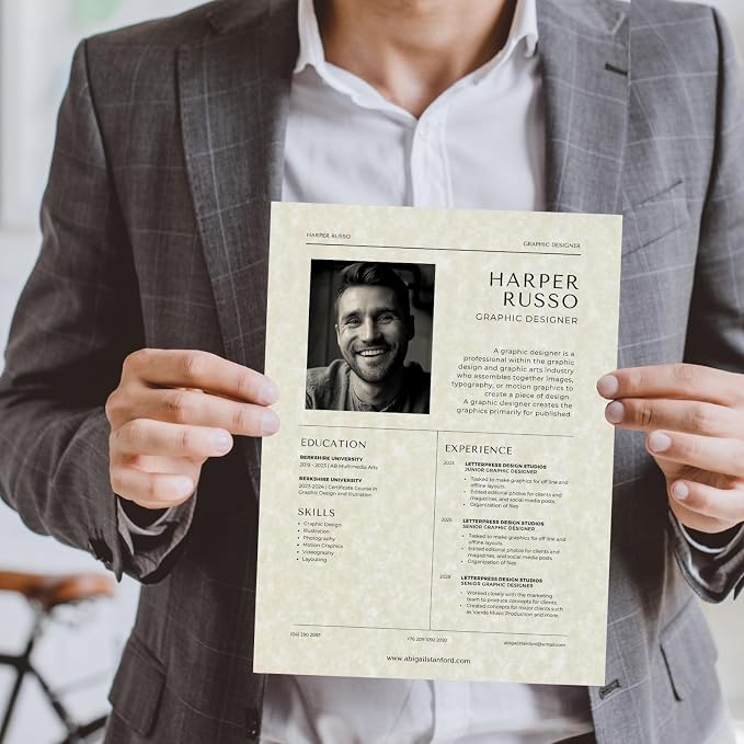 400 Sheets 8.5 x 11 In Parchment Paper 100 GSM Double-Sided Certificate Paper - Image 7