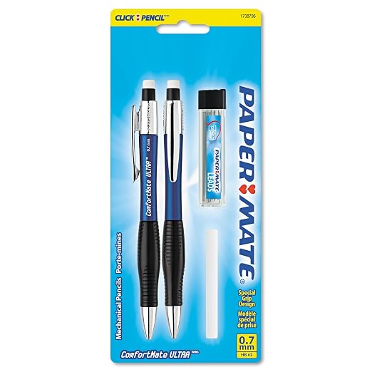 Paper Mate 1738796 Comfortmate Ultra Pencil Starter Set, Ast Brl; 0.7 Mm - Image 2
