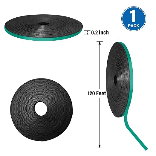 CHUNNIAO Green Magnetic Tape for Whiteboard in Classsroom&Office, Fine Line - Image 5