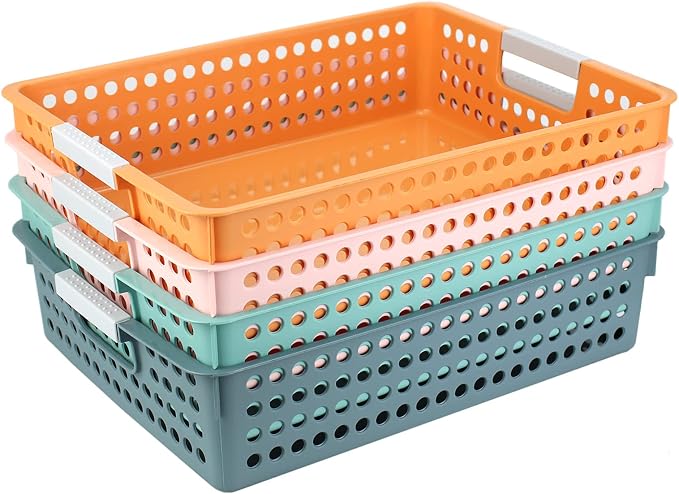 Turn in Trays Classroom, Book Baskets by ZUNTENG